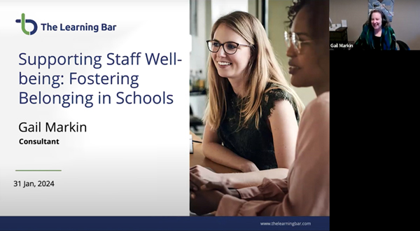 Webinar - Supporting Staff Well-being